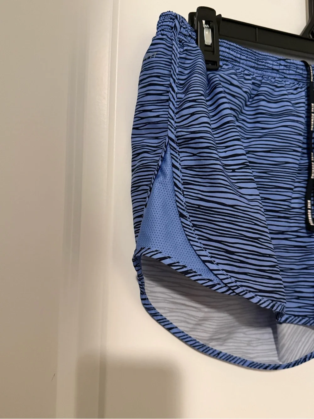 Nike‎ Women's Blue Striped Swim Shorts Size M #112